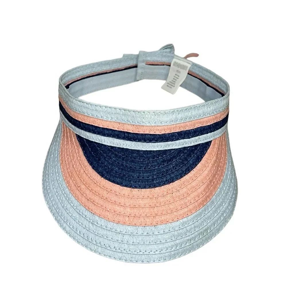 Gymboree Blue Stripe Visor Girls Hat(Size XS/S)